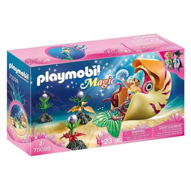 Imagem de Playmobil - Sereia Com Gôndola De Caracol Do Mar - Magic - 70098