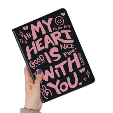 Imagem de GOOVEN Capa elegante para iPad Air de 11 polegadas (M3 2025/M2 2024)/iPad Air 5ª/4ª geração 10,9 polegadas (2022/2020), com suporte de caneta de couro PU bonito padrão fino à prova de choque para