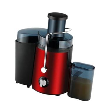 Imagem de Baoblaze Máquina de, espremedor de frutas e vegetais, 1000 W, aço inoxidável, fácil de limpar, extrator centrífugo, pequeno eletrodoméstico para cozinha, Vermelho
