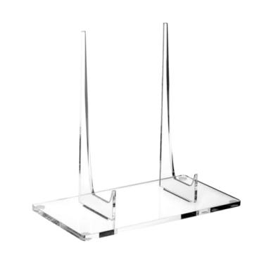 Imagem de Ioensy Suporte para pratos, cavalete, decoração, estável, decorativo, transparente, suporte para pratos, para moldura, para menu, foto, livro de receitas,