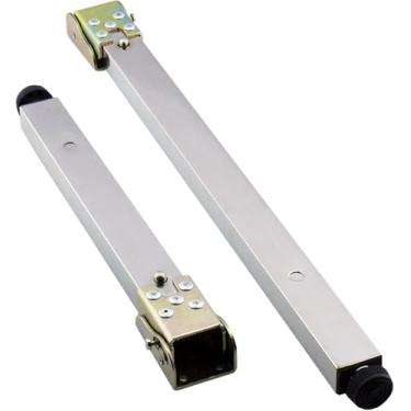 Imagem de Pernas para móveis pernas de mesa de metal, pernas dobráveis para móveis, extensão livre, pés de suporte espessados, duráveis/antiderrapantes, com acessórios, pernas de substituição, 80 cm
