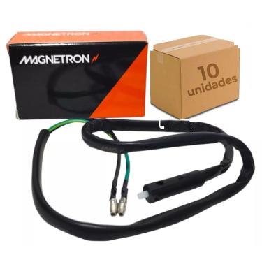 Imagem de Interruptor Freio Honda Cg Titan 1995 A 1999 Titan 2000 A 2004 Ks Dianteiro Kit Com 10 Peças Magnetron