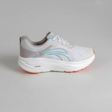 Imagem de Tênis Feminino Kolosh Sprinta E0582 White, White, Nevoa, Azul, 0002, 3