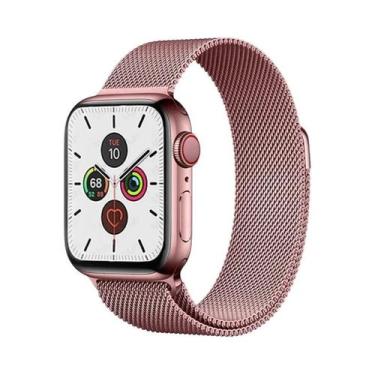 Imagem de Pulseira De Metal Milanese Loop De 44mm 40mm 45mm 41mm Para Apple Watc