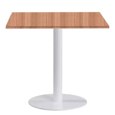 Imagem de Mesa Pisa Beta Fratini Disco Redondo Branco Tampo MDP