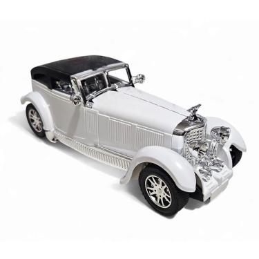 Imagem de Carrinho Miniatura Antigo Clássico Fricção Colecionável 24Cm