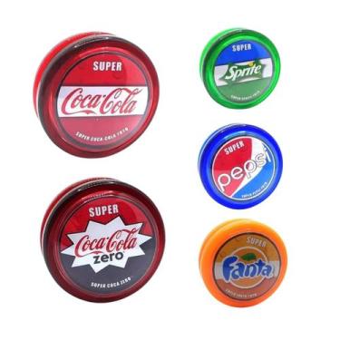 Imagem de Kit com 5 Yo-yos Profissionais de Refrigerantes: Coca, Fanta, Sprite -
