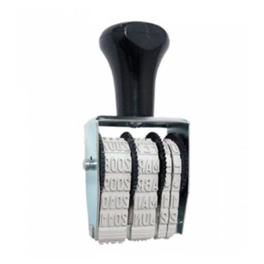 Imagem de Carimbo Datador 5mm - Giratório Manual - Data Kanji