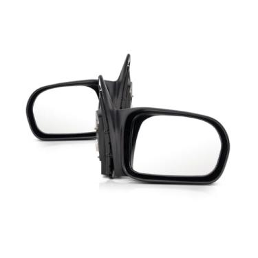 Imagem de Para Honda Civic 2001 02 03 04 2005 Espelho retrovisor de porta lado do motorista e do passageiro | Par | Potência | Não aquecido | Sedan | Modelo LX | Texturizado | Substituição para 76250S5DA11