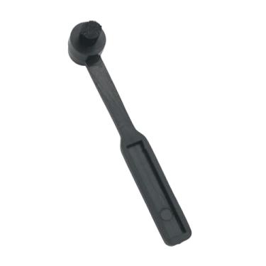 Imagem de DGHAOP 2 peças de escova de limpeza de agulha para toca-discos de fibra de carbono antiestática limpador de cabeça de disco de plástico suprimentos de limpeza de discos