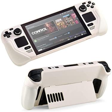 Imagem de UYIYE Capa de suporte para Steam Deck – Acessório protetor e confiável com função de suporte