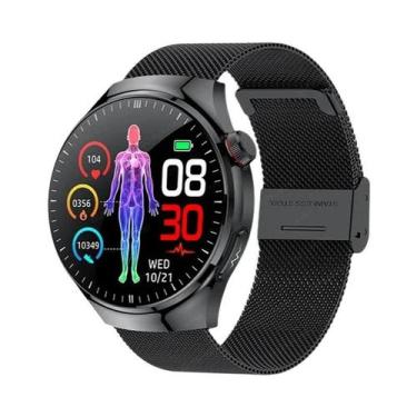 Imagem de Relógio Inteligente Feminino Com Monitor De ECG, PPG, Ácido Úrico, Lip