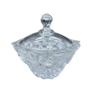 Imagem de Potiche Baleiro Bomboniere Vidro Doces Com Tampa Decorativo