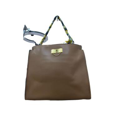 Imagem de Bolsa Feminina Fashion Golden Fenix Café 5456