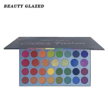 Imagem de Sombra de olhos 39 cores fosca paleta de sombras peroladas pigmentação