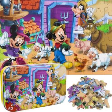 Imagem de Quebra-cabeças NEILDEN para crianças de 4 a 8 anos, caixa de metal de 