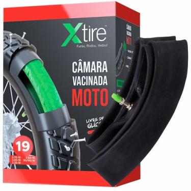 Imagem de Câmara de Ar Para Moto Xtire Com Vacina de Pneu Para Cg Titan Tornado 