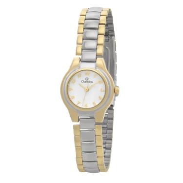 Imagem de Relógio Champion Prateado E Dourado Feminino Ch29030B