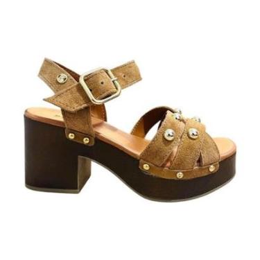 Imagem de Sandália Bottero Couro Camurça Bovina-Feminino