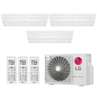 Imagem de Ar Condicionado Multi Split Cassete 1 Via Inverter LG 36000 BTUs (3x18000 K7) Quente/Frio Z5UW36GFB1.AWGZBR2 - 220V