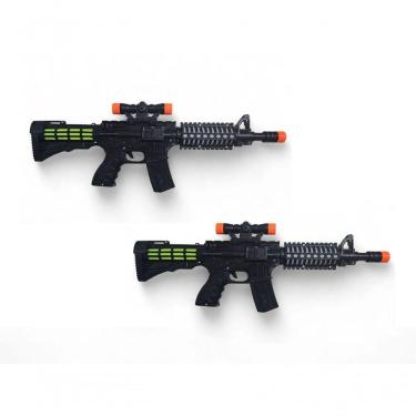 Imagem de Kit 2 Arminha De Brinquedo Metralhadora Com Som Luz Jr0373