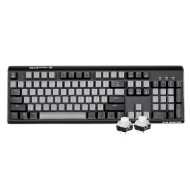 Imagem de Hexgears Teclado mecânico para jogos GK735 Kailh Box interruptor branco (cinza-preto)