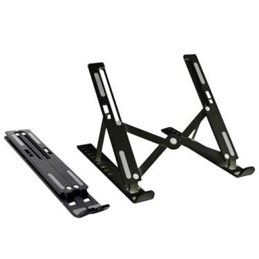 Imagem de Suporte Para Notebook com 10 Níveis de Altura Suporta até 15,6 Polegadas e 4kg Clanm CS30 Preto
