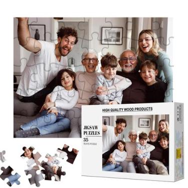 Imagem de Quebra-cabeça personalizado Quebra-cabeça de madeira personalizado 35/