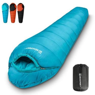 Imagem de Saco de dormir Bessport Mummy 230x80x55cm 2kg Cold Weather