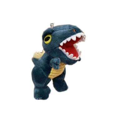 Imagem de Chaveiro de dinossauro de pelúcia T-Rex, chaveiro de brinquedo de pelúcia, 14,5 cm