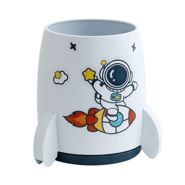 Imagem de Porta-canetas Creative Rocket Cartoon Astronaut Design