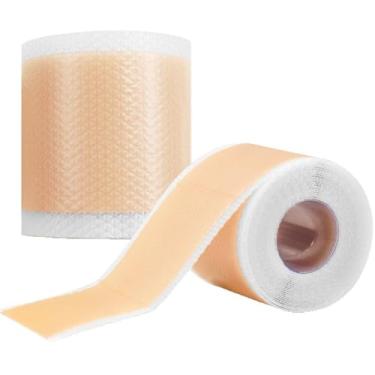 Imagem de 4 cm x 100 cm Recém-nascido (0 a 6 meses) Adesivo de correção de deformidade em valgo auricular, fita de gel de silicone estética para orelha de bebê, orelha de copo, orelha saliente, adesivo de