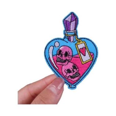 Imagem de Patch Bordado De Raposa E Ovelha Estilo Punk Para Aplicar Em Roupas E 