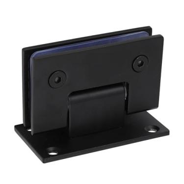 Imagem de Hyuduo Dobradiça de Porta de Chuveiro de Vidro, Dobradiça Sem Moldura de Aço Inoxidável de 90 Graus para Vidro de 8-12 Mm, Instalação de Porta de Armário de Cozinha de Banheiro Resistente Com Kit de