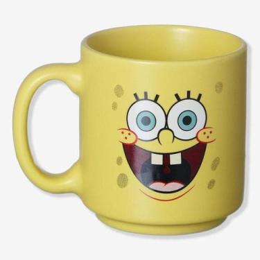 Imagem de Mini Caneca 100ml Mini Tina - Zona Criativa, Bob Esponja - Amarelo