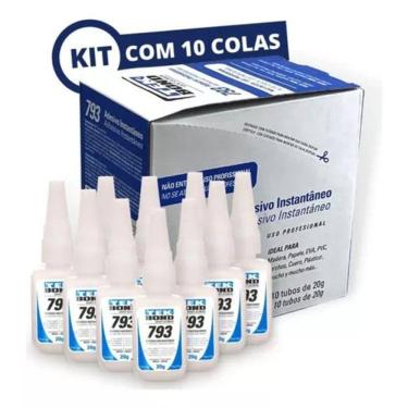 Imagem de Kit 10 Cola Instantânea Tek Bond 793 20g
