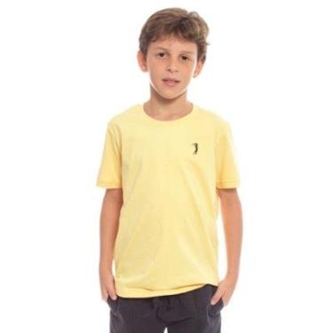 Imagem de Camiseta Aleatory Infantil Básica New Amarela-Masculino