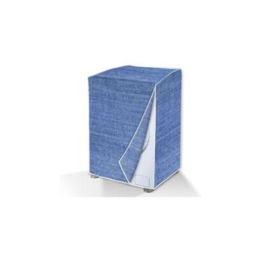 Imagem de Capa para Máquina de Lavar, PVC Reforçado e Poliéster, Tamanho M, 2 Peças, Compatível com Consul Brastemp Colormaq Dako 10kg 11kg 12kg