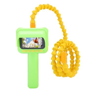Imagem de aqxreight Câmera Kids Snake Scope Tela de 2,8 Polegadas IP67 8 LEDs Brinquedo Educacional para Jovens Aventureiros