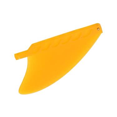 Imagem de KIMISS Prancha de Surf Em Pvc Longboard Paddle Board Substituição Grande Barbatana Traseira para Maior Estabilidade e Desempenho Em Várias Condições de Surf (Amarelo)