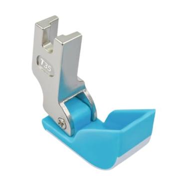 Imagem de KiBcsLic Pé calcador em formato de barco, pé calcador para máquina de costura industrial, fácil instalação, profissional e suave para acolchoamento de jaquetas