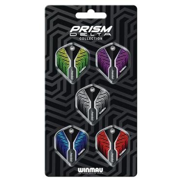 Imagem de Winmau - Prism Delta Dart Flight Collection - Dart Flights 5 conjuntos por pacote (total de 38,1 cm) extragrosso 100 mícrons - Jogos de dardos de forma padrão - Acessórios profissionais de dardos