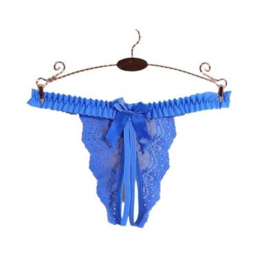 Imagem de Calcinha Sexy De Renda Com Laço Para Mulheres Lingerie Personalizada P