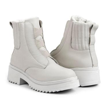 Imagem de Bota Oslo Para Neve Em Couro Forrada Com La Impermeavel Chicago Feminina-Feminino