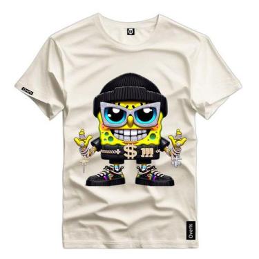 Imagem de Camiseta Camisa Bob Esponja Street Mala Personagem Personalizado Blusa