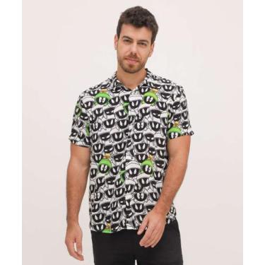 Imagem de Camisa Masculina Estampa Marvin Looney Tunes-82000 - MR, Preto, P