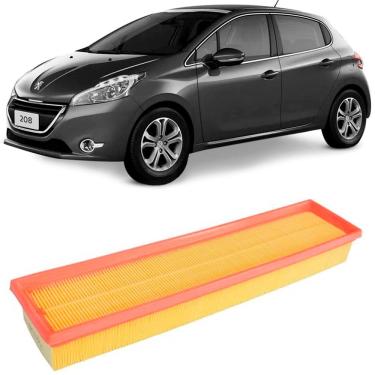 Imagem de Filtro Ar Peugeot 208 2013 A 2017 Metal Leve