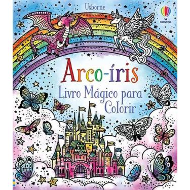Imagem de Livro - Arco-íris: livro mágico para colorir