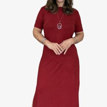 Imagem de Vestido Longo com Recortes - Siena - Deluthi, G