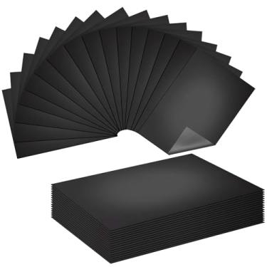 Imagem de GOLD DEER Kit magnético de janelas de porta de garagem de 32 peças, decalques e painéis decorativos ABS de 10 x 15 cm para 2 portas de garagem de carro, ferragens falsas de fácil instalação para